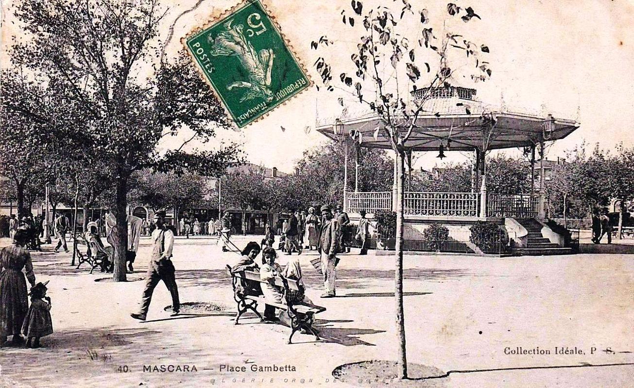 1854- Mascara - Place Gambetta.jpg